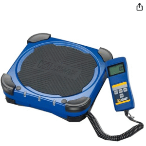 Refrigerant charging scale
