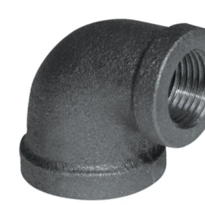 Black Iron 90 Degree Reducing