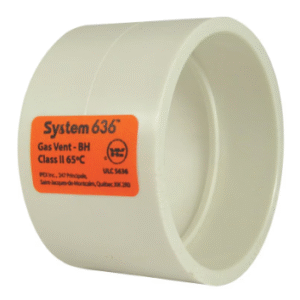 IPEX System 636 Flue Gas Vent  PVC Coupling