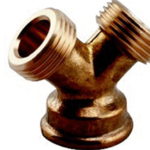 Brass Y Connector