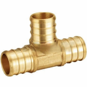 1/2″ PEX Brass Tee