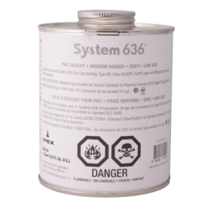 IPEX System 636 Flue Gas Vent PVC Solvent Cement