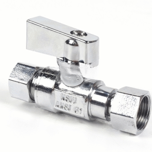 3/8″ OD Female Comp. x 3/8″ OD Comp. Straight Retrofit Supply Stop