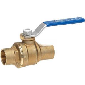 1/2″ Full Port Sweat Brass Ball Valve